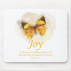 Christelijke butterfly bijbel voor vrouwen: Joy Muismat