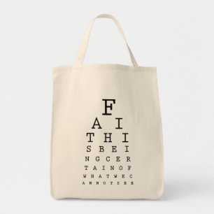 Christelijke canvas tas: Faith Vision Tote Bag