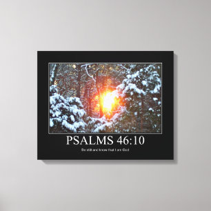 Christelijke CANVAS WALL ART Afdruk