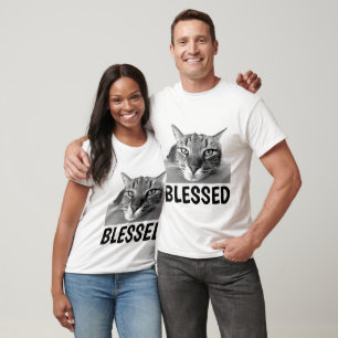 Christelijke CAT T-shirts, BLESSED T-shirt