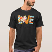 Christelijke Cheetah Leopard Love like Jesus Thank T-shirt (Voorkant)