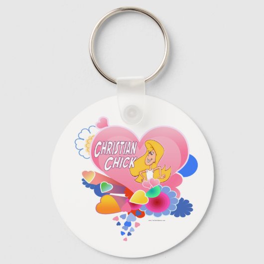 Christelijke Chick Sleutelhanger (Voorkant)