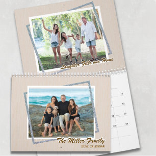 Christelijke citaten familiefoto geschenk kalender