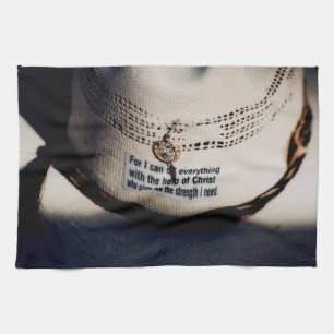Christelijke Cowboy Kitchen Towel Theedoek