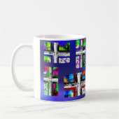 Christelijke Cross Collage Multi Color van JudyMar Koffiemok (Links)