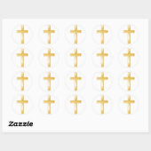 Christelijke Cross Gold Stickers (Vel)