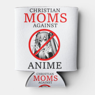 Christelijke dammen tegen animme Funny Meme Blikjeskoeler