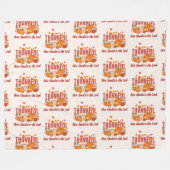 Christelijke DANKBARE THANKSGIVING Pompoen Latte Fleece Deken (Voorkant (Horizontaal))