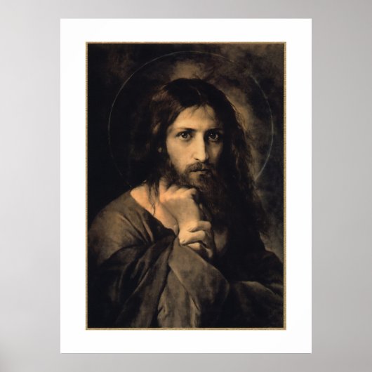 Christelijke devotie-afbeelding poster (Voorkant)