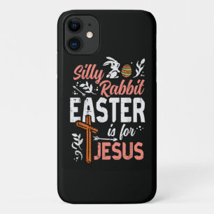 Christelijke domme konijn Pasen voor Jezus iPhone 11 Hoesje
