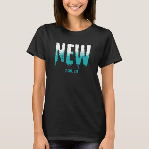 Christelijke doop, NIEUW, Born-Again Bijbelvers 2C T-shirt