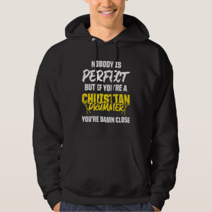 Christelijke Drummer Church Worship Drum Player 48 Hoodie