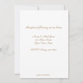 Christelijke duif, groene uitnodiging (Achterkant)