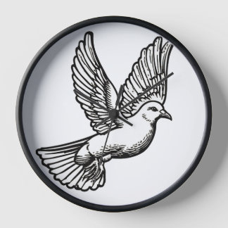 Christelijke Duif Wandklok