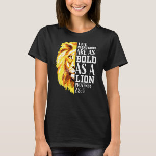 Christelijke duitse godsdienstige lion Judah grafi T-shirt