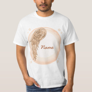 Christelijke engel met één vleugel t-shirt