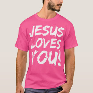 Christelijke evangelisatie voor mannen Jezus houdt T-shirt
