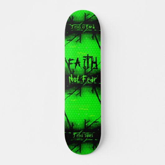 Christelijke Faith Jesus Skateboard Deck (Voorkant)