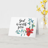 Christelijke Faith Kaart (Gele Bloem)