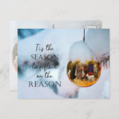 Christelijke Faith Natitivity Reden voor Seizoensf Feestdagenkaart (Voorkant / Achterkant)