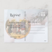 Christelijke Faith Natitivity Reden voor Seizoensf Feestdagenkaart (Achterkant)