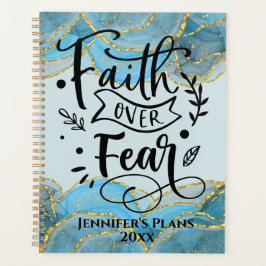 Christelijke Faith Quote Modern legant Agate Ink Planner
