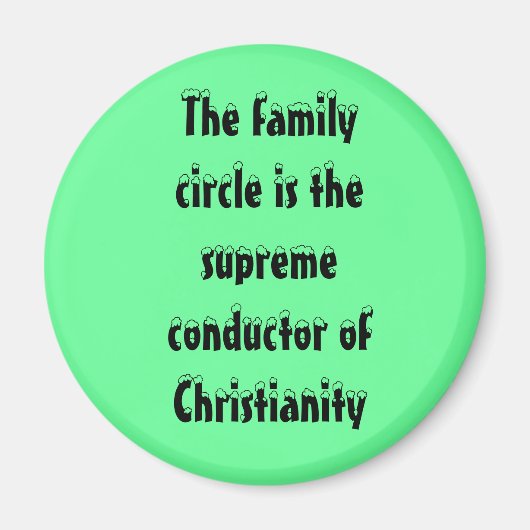 Christelijke familie magneet (Voorkant)