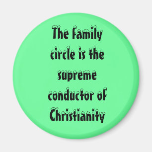Christelijke familie Magnet Magneet