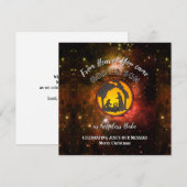 Christelijke feestdag feestdagenkaart (Voorkant / Achterkant)