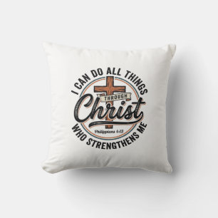 Christelijke Filippenzen 4_13 Vintage Citat Shirt Kussen