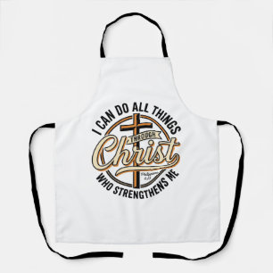 Christelijke Filippenzen 4_13 Vintage Quote T-shir Schort