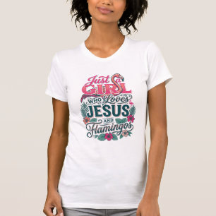 Christelijke Flamingo Meisje Vintage T-shirt