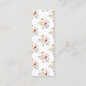 Christelijke Floral Bible Scripture Bladwijzer Kaa Mini Visitekaartje (Achterkant)