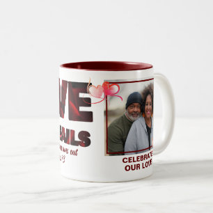 CHRISTELIJKE foto VERLIES NOOIT Tweekleurige Koffiemok