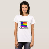 Christelijke Gay Flag T-shirt (Voorkant volledig)