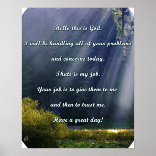 Christelijke gebedden Posters