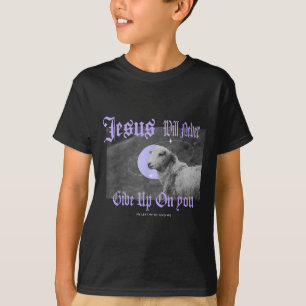 Christelijke geloofsbijbel citeert jezuslamskledin t-shirt