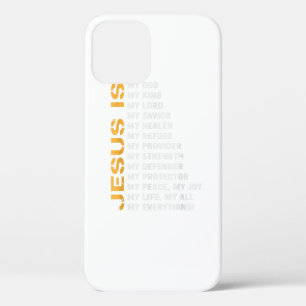 Christelijke geloofsovertuiging Jesus Lover Gift J iPhone 12 Hoesje
