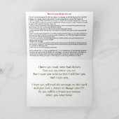 Christelijke Gevangene Kaart met Evangelie bericht (Binnen)