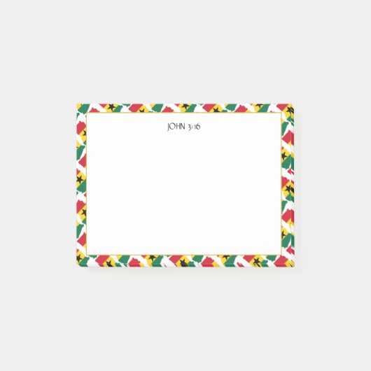 CHRISTELIJKE GHANA-scripts Post-it® Notes (Voorkant)