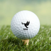 Christelijke Gift Monogrammed Dove Custom Memorial Golfballen (Insitu Shirt)