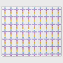 Christelijke Gift Wrap Cross Gift Wrap Papier Kleu
