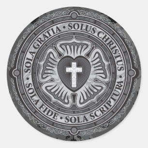 "CHRISTELIJKE GIFTS" Luther Roos Christelijke Jezu Ronde Sticker