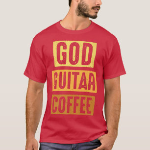 Christelijke gitarist Church Worship Guitar Player T-shirt