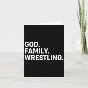 Christelijke God. Familie. Worstelen. - Geloof Fam Kaart