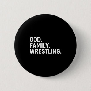 Christelijke God. Familie. Worstelen. - Geloof Fam Ronde Button 5,7 Cm