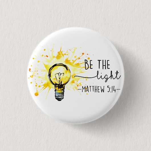 Christelijke God is de lichte inspiratie Ronde Button 3,2 Cm (Voorkant)