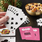 CHRISTELIJKE GOD IS GROTER DAN BORSTKANKER POKERKAARTEN (Insitu)