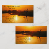 Christelijke Godsdienst Inspirerend God Visitekaartje (Voorkant / Achterkant)