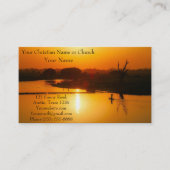 Christelijke Godsdienst Inspirerend God Visitekaartje (Voorkant)